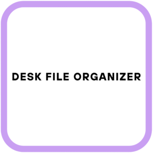 Desk File Organizer