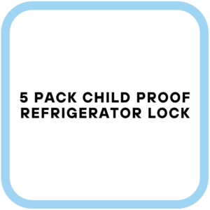 5 Pack Child Proof Refrigerator Lock