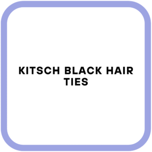Kitsch Black Hair Ties