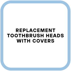 Replacement Toothbrush Heads with Covers