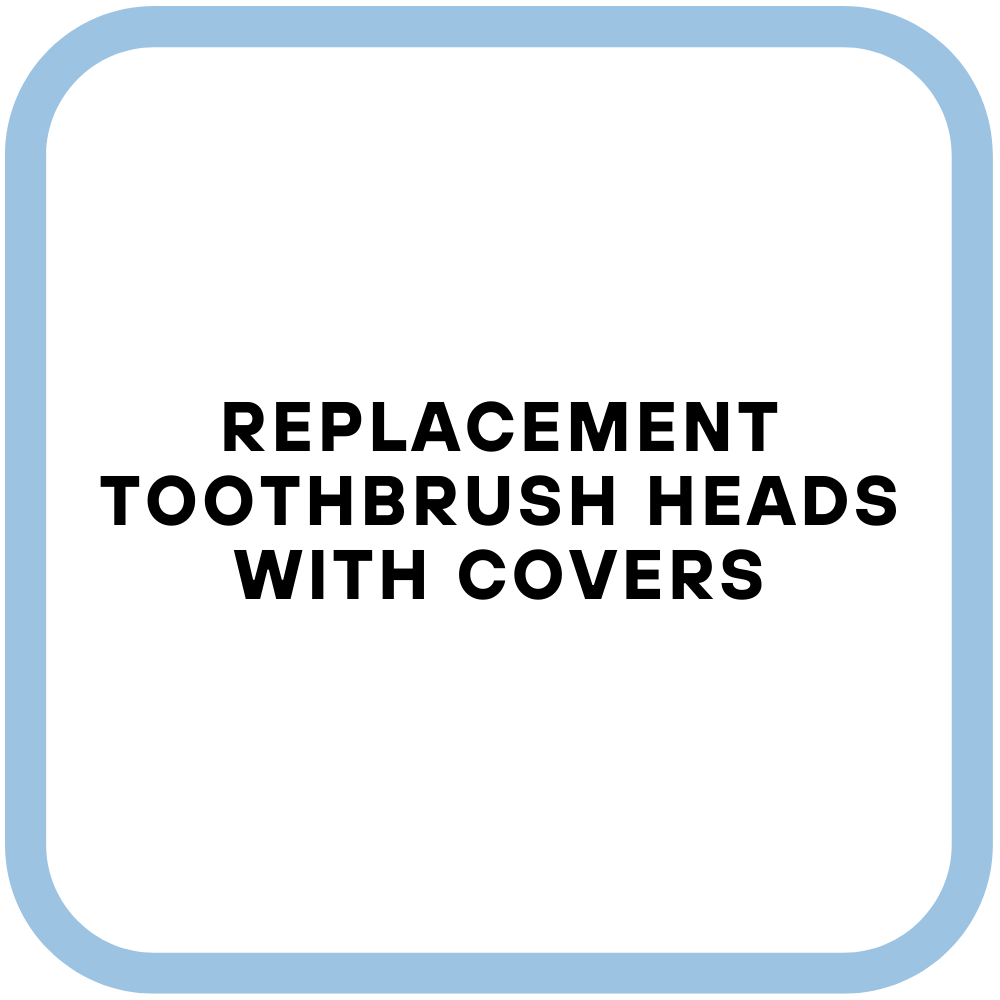 Replacement Toothbrush Heads with Covers