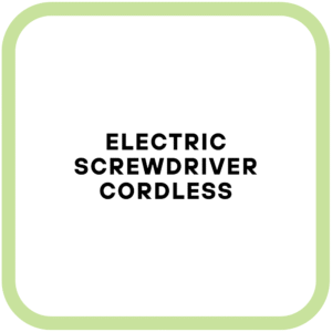 Electric Screwdriver Cordless