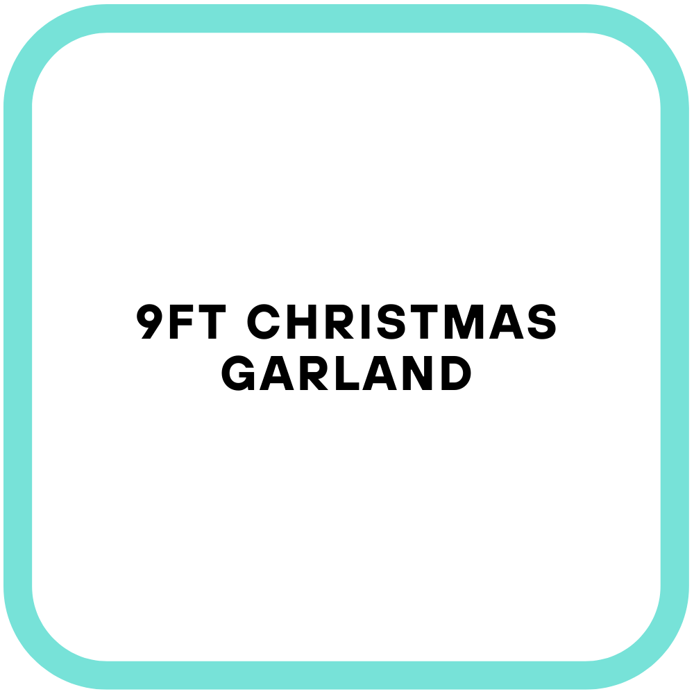 9FT Christmas Garland