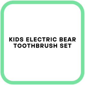Kids Electric Bear Toothbrush Set