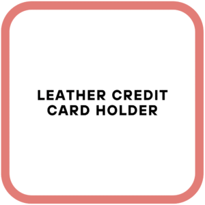 Leather Credit Card Holder