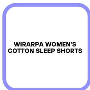 wirarpa Women's Cotton Sleep Shorts
