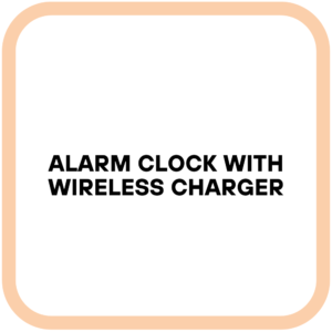 Alarm Clock with Wireless Charger