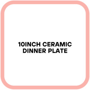 10Inch Ceramic Dinner Plate