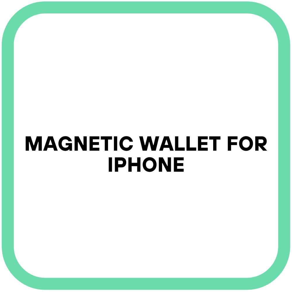 Magnetic wallet for iphone