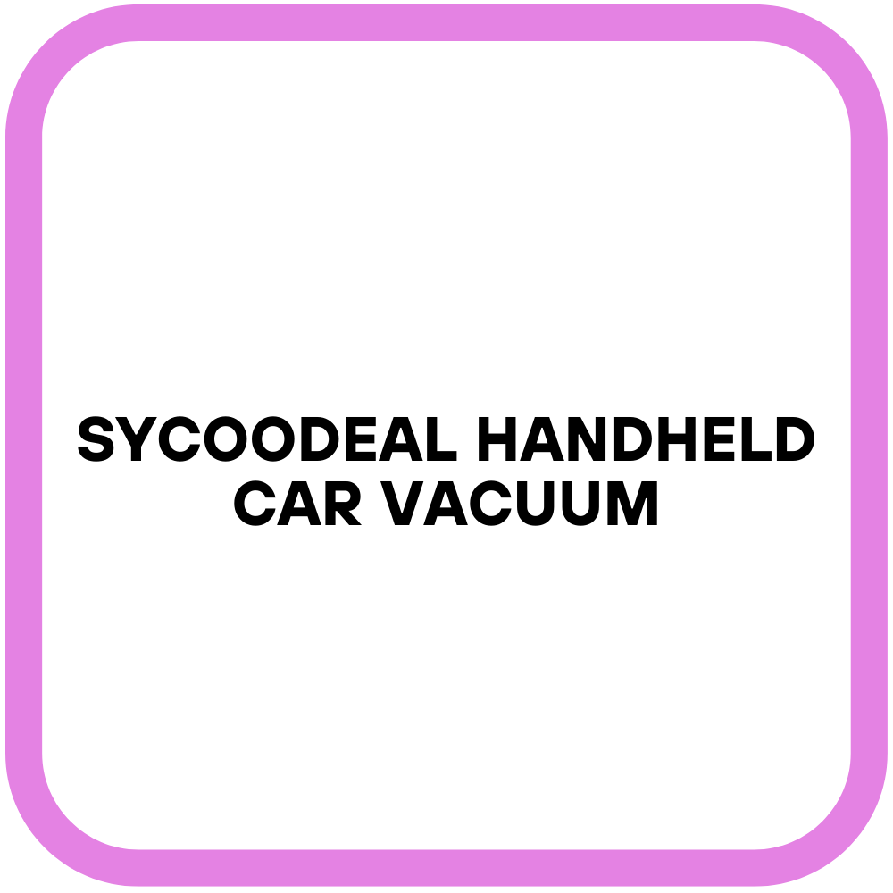 Sycoodeal Handheld Car Vacuum