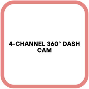 4-Channel 360° Dash cam