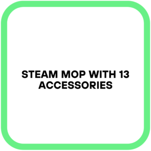 Steam Mop with 13 Accessories