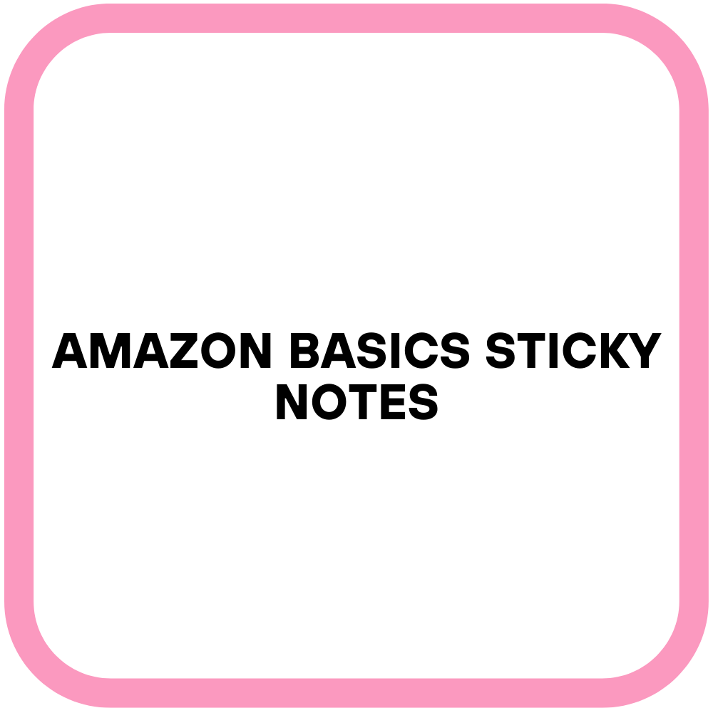 Amazon Basics Sticky Notes