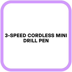 3-Speed Cordless Mini Drill Pen