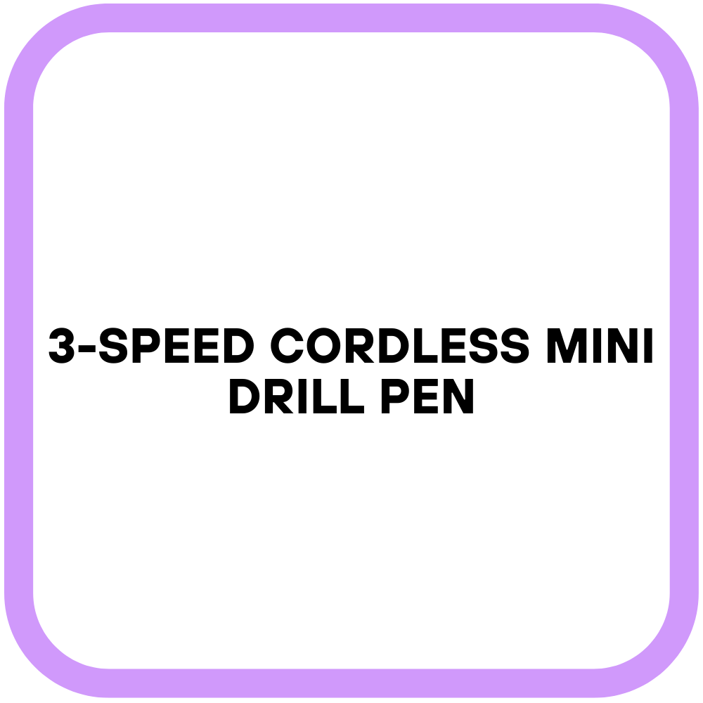 3-Speed Cordless Mini Drill Pen