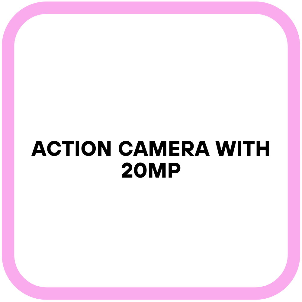 Action Camera with 20MP