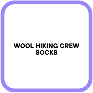Wool Hiking Crew Socks