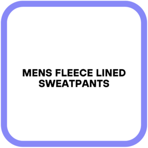 Mens Fleece Lined Sweatpants