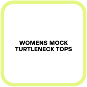 Womens Mock Turtleneck Tops
