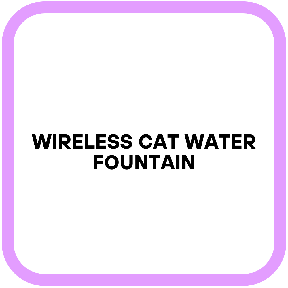 Wireless Cat Water Fountain