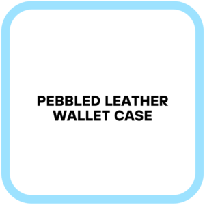 Pebbled Leather Wallet Case