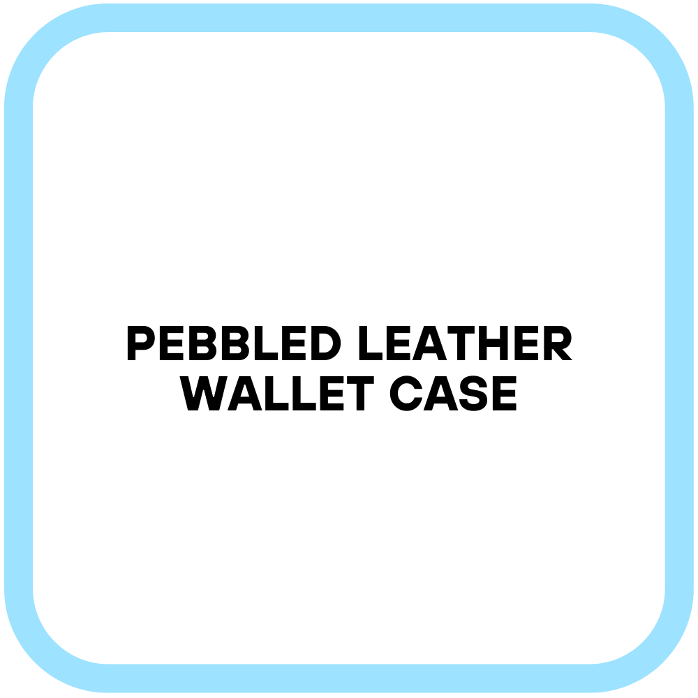 Pebbled Leather Wallet Case