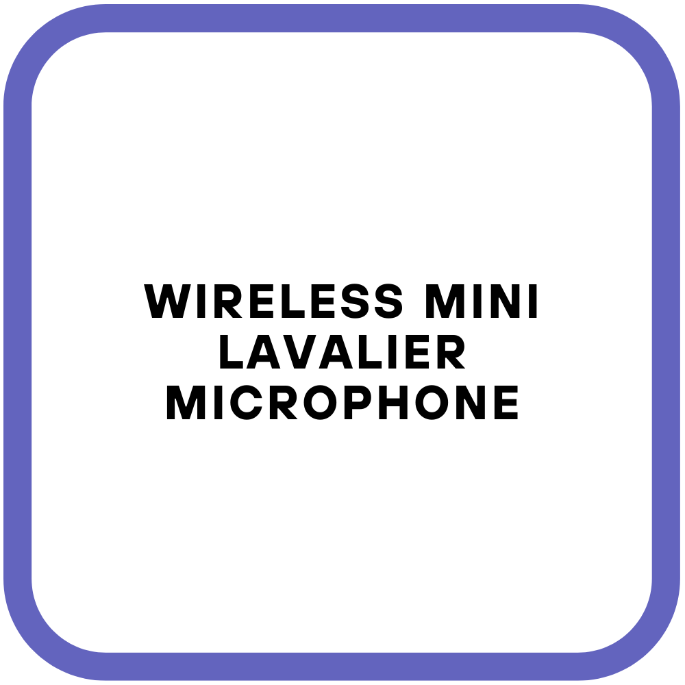 Wireless Mini Lavalier Microphone