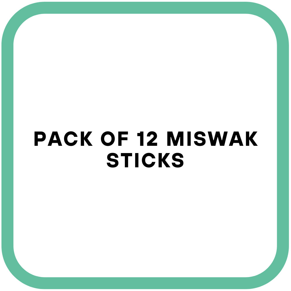Pack of 12 Miswak Sticks