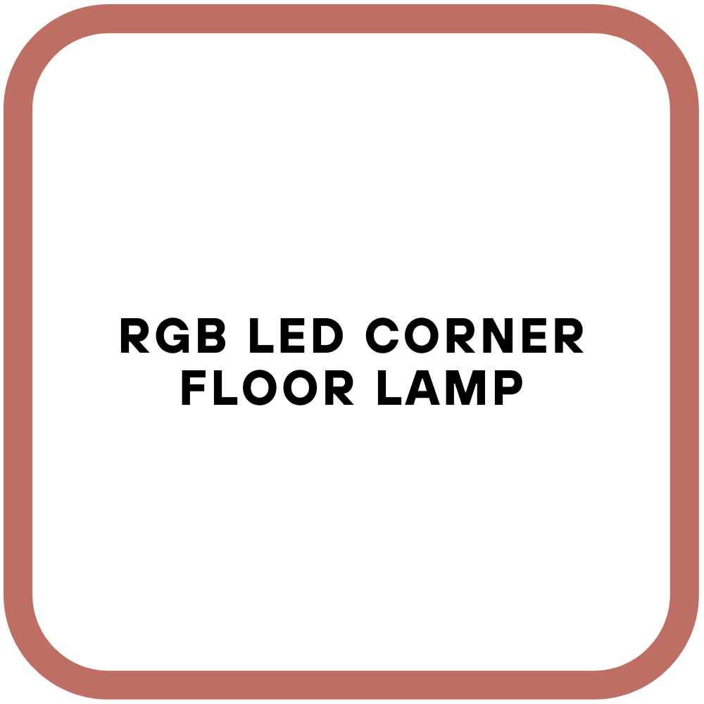 RGB LED Corner Floor Lamp