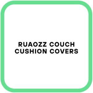 Ruaozz Couch Cushion Covers