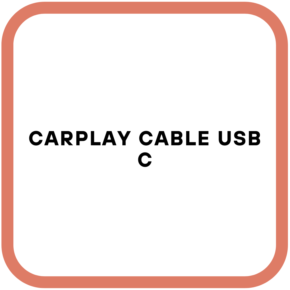 CarPlay Cable USB C