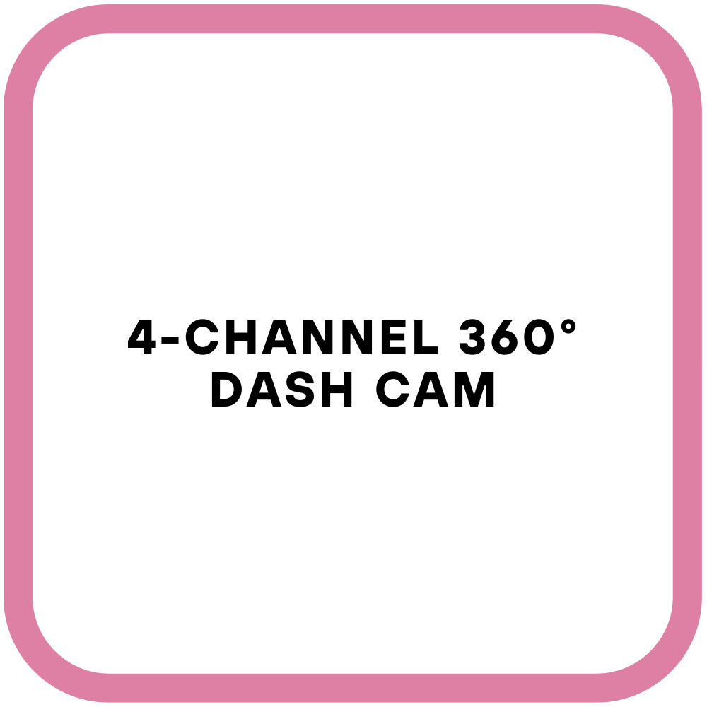 4-Channel 360° Dash cam