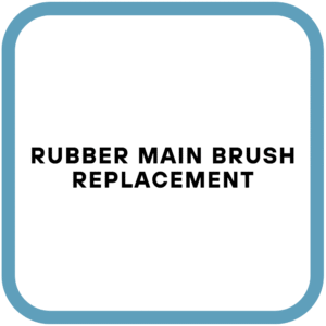 Rubber Main Brush Replacement