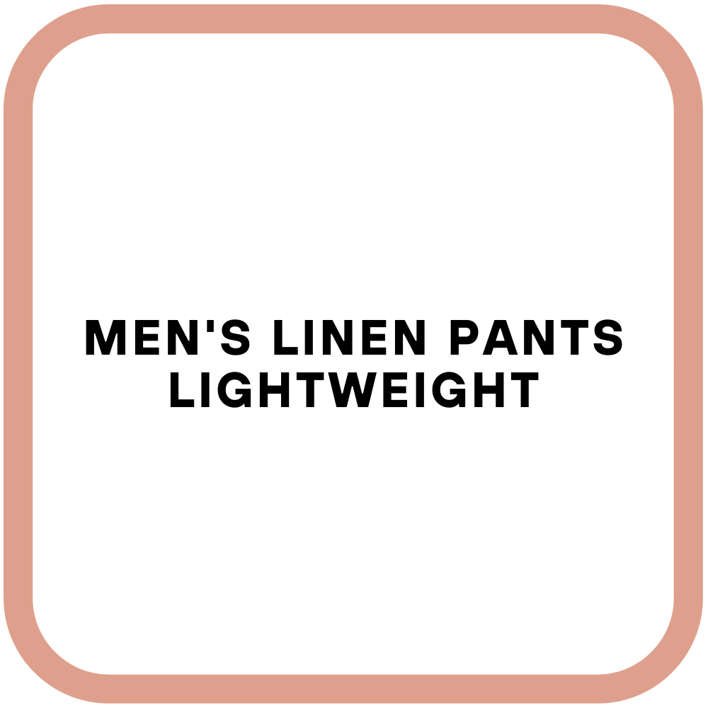 Men's Linen Pants Lightweight