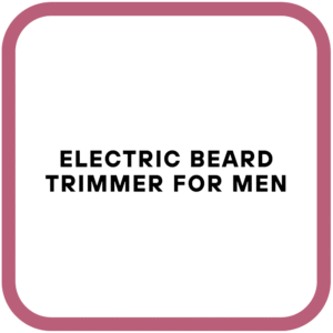 Electric Beard Trimmer for Men