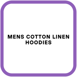 Mens Cotton Linen Hoodies