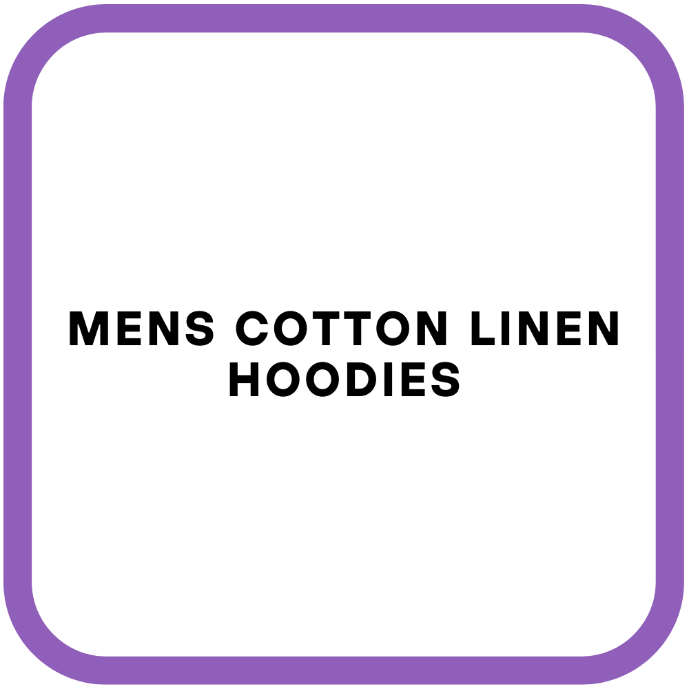 Mens Cotton Linen Hoodies