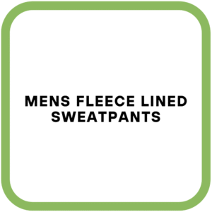 Mens Fleece Lined Sweatpants