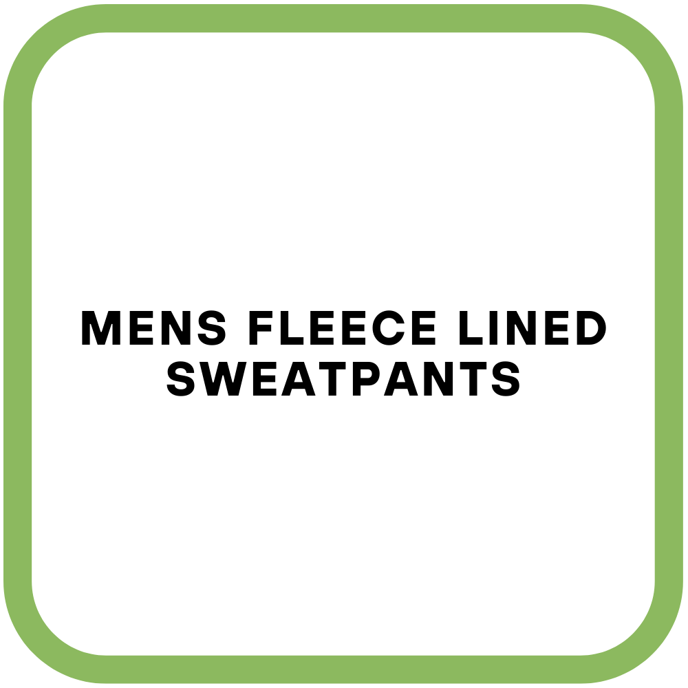 Mens Fleece Lined Sweatpants