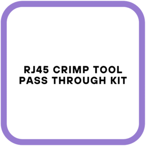 RJ45 Crimp Tool Pass Through Kit