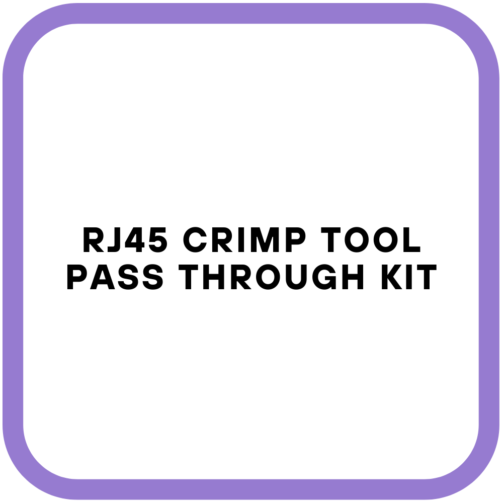 RJ45 Crimp Tool Pass Through Kit