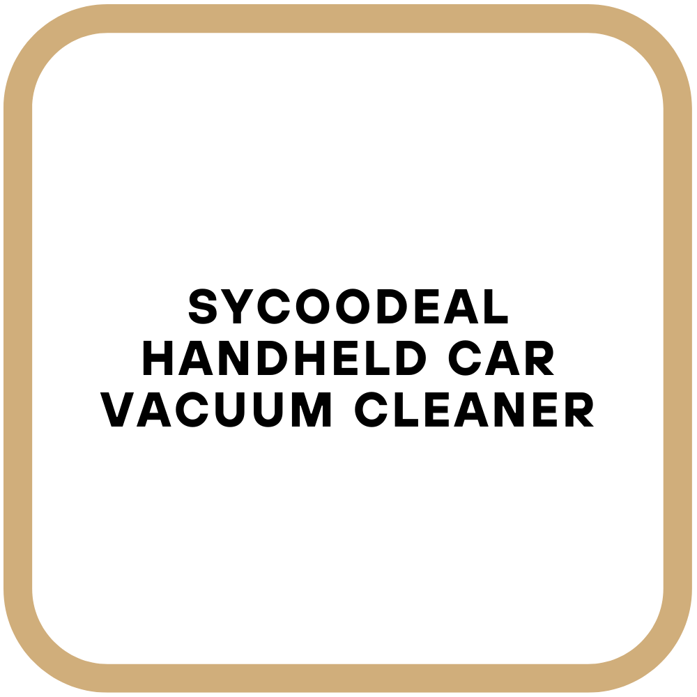 Sycoodeal Handheld Car Vacuum Cleaner