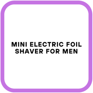 Mini Electric Foil Shaver for Men