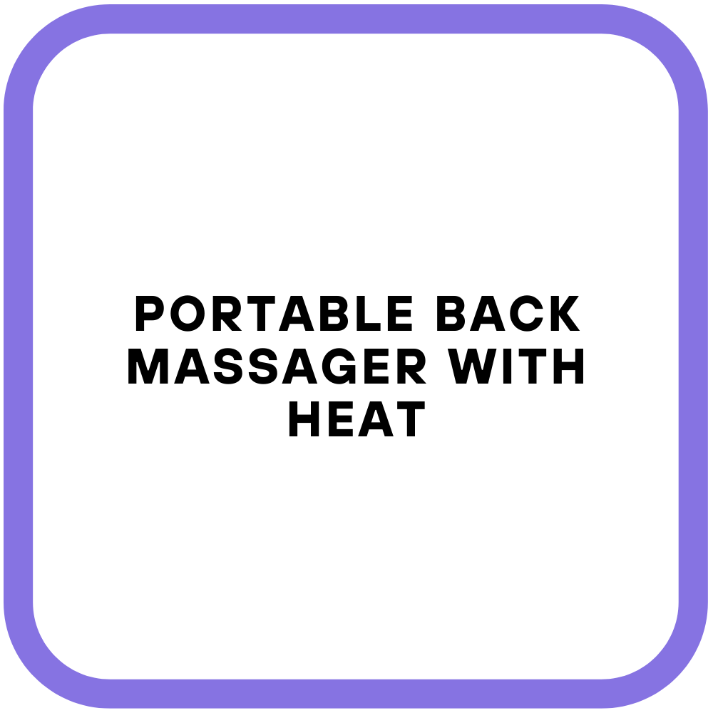 Portable Back Massager with Heat