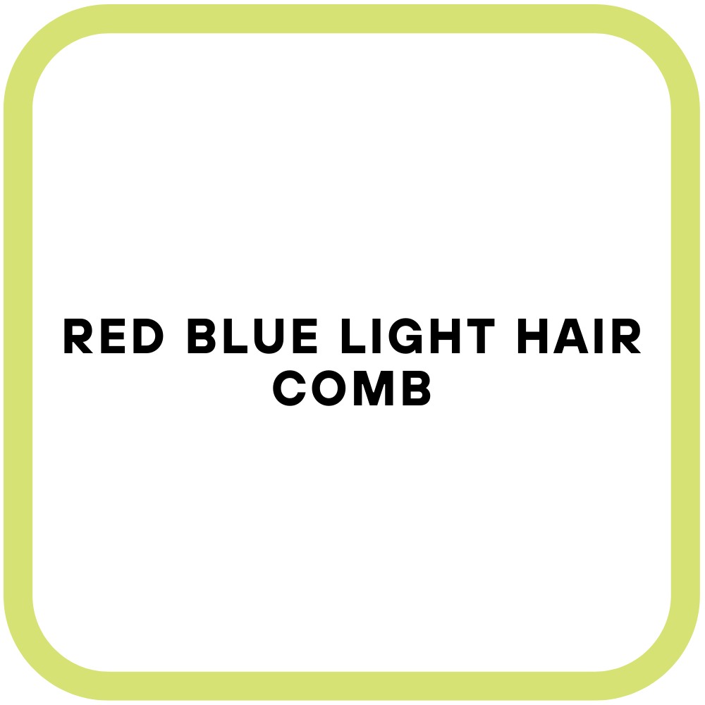 Red Blue Light Hair Comb