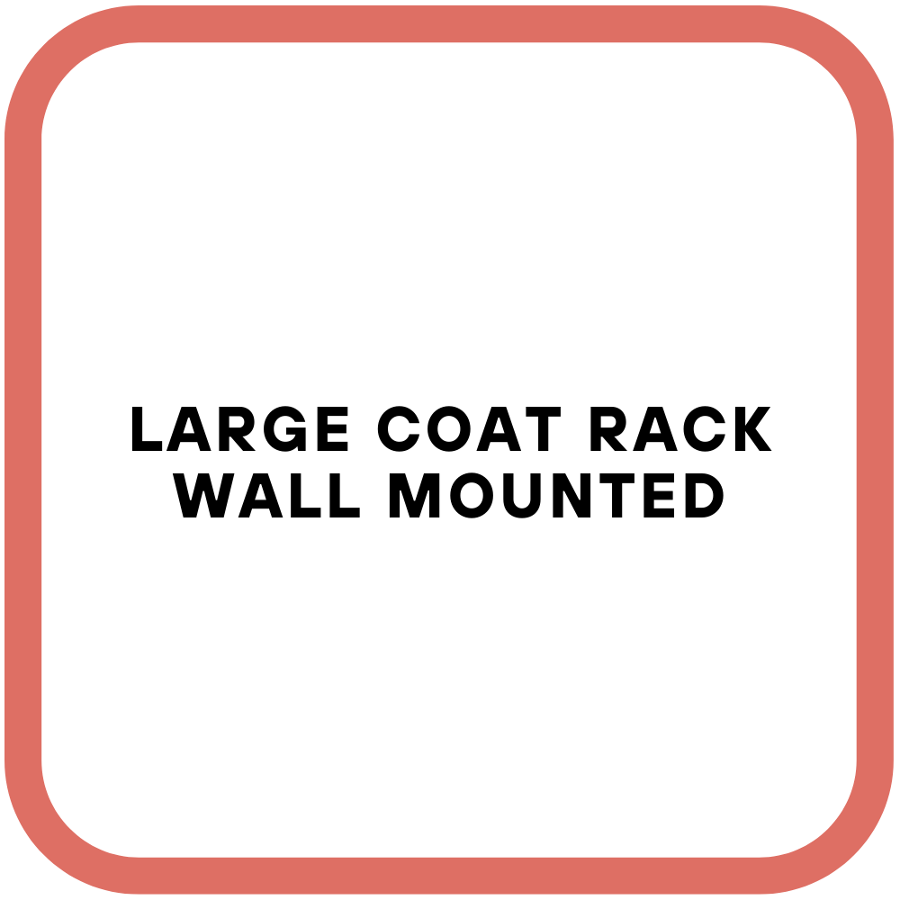 Large Coat Rack Wall Mounted