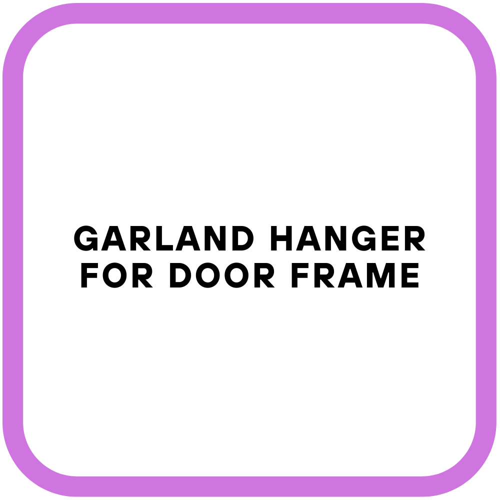 Garland Hanger for Door Frame