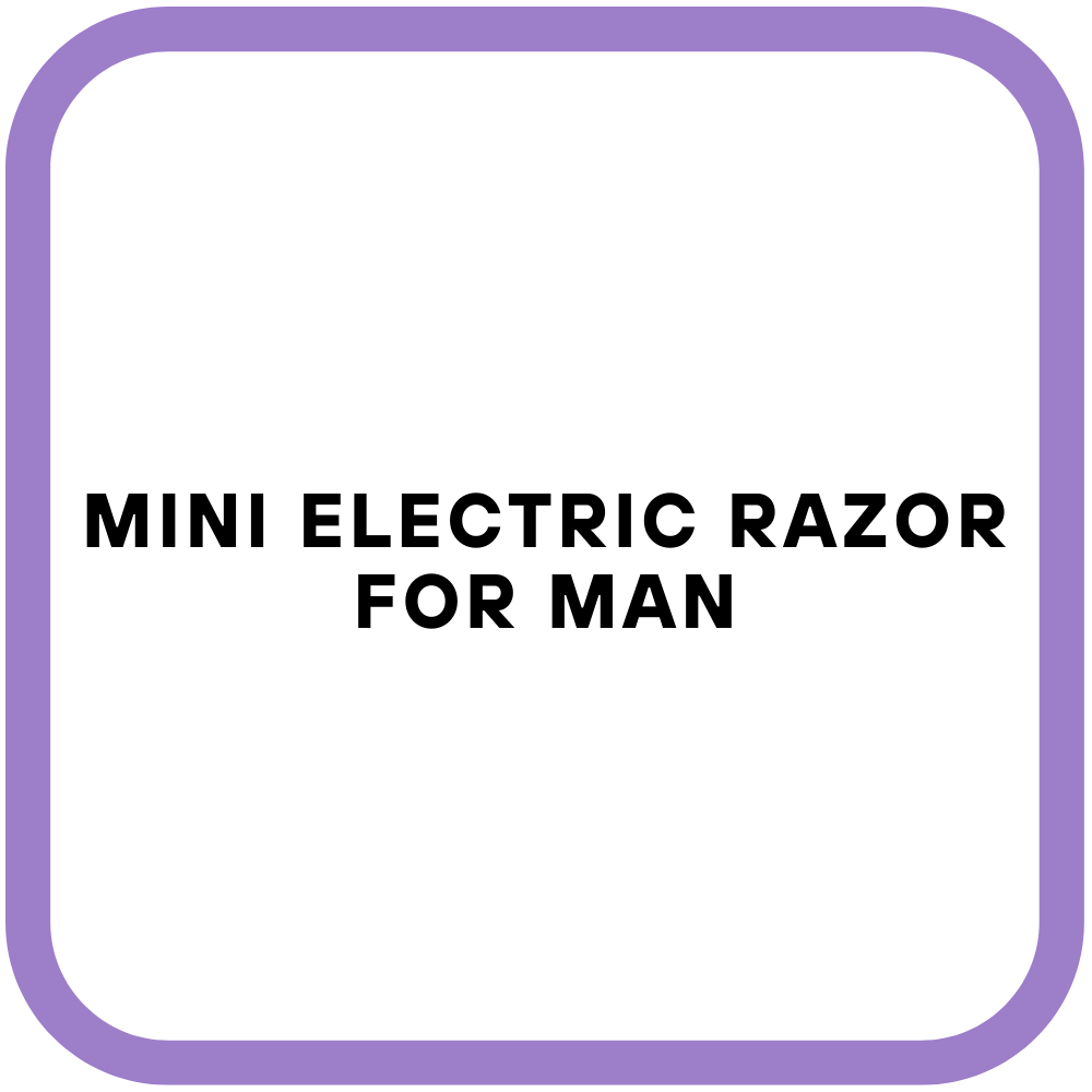 Mini Electric Razor for Man