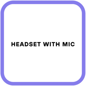 Headset With Mic