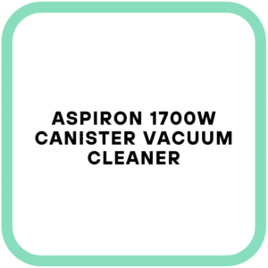 Aspiron 1700W Canister Vacuum Cleaner